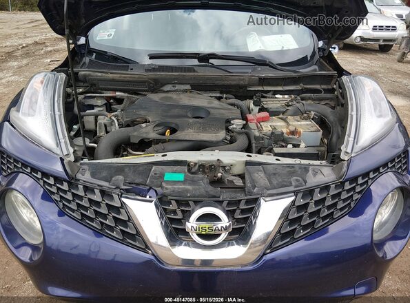JN8AF5MVXGT655401 2016 NISSAN JUKE Blue Հետևի տեսք