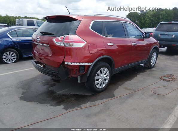 JN8AT2MT0GW023852 2016 NISSAN ROGUE Красный Задняя правая четверть