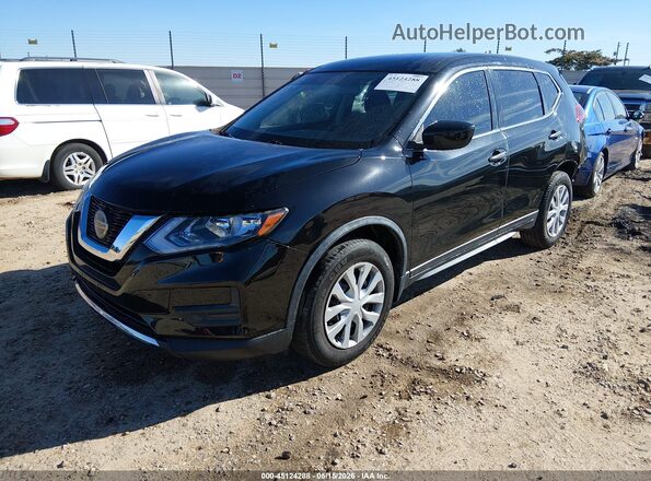 JN8AT2MT0JW463092 2018 NISSAN ROGUE Black წინა მარცხენა ხედი სამი მეოთხედიდან