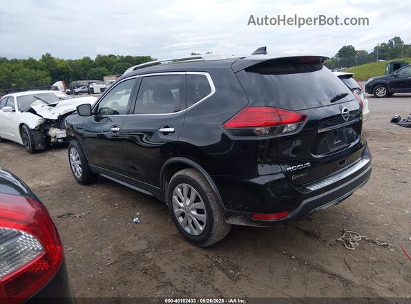 JN8AT2MT2HW393962 2017 NISSAN ROGUE Черный Задняя левая четверть