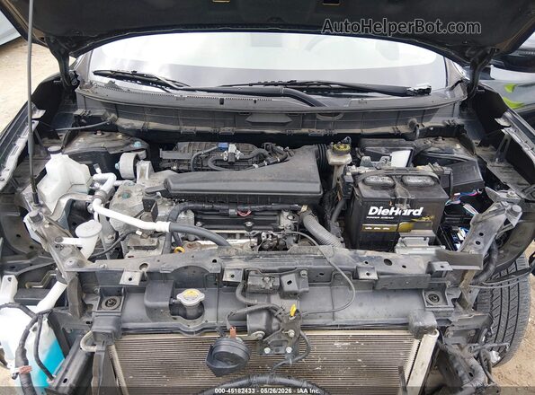 JN8AT2MT2HW393962 2017 NISSAN ROGUE Черный Вид сзади