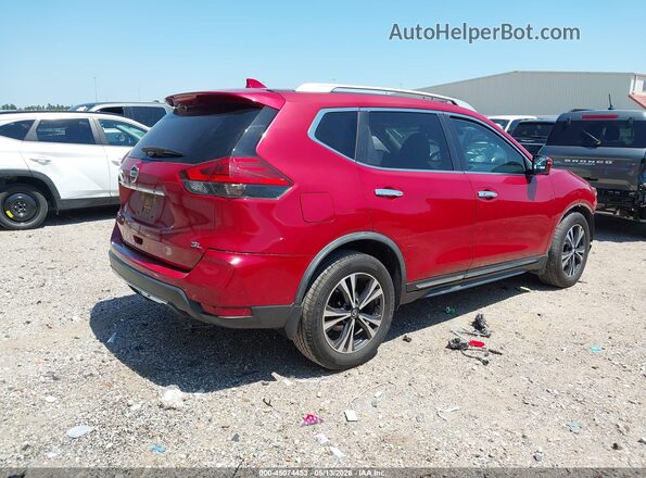 JN8AT2MT2HW401574 2017 NISSAN ROGUE Red Trasero derecho