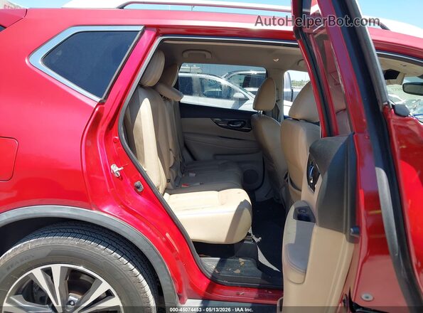 JN8AT2MT2HW401574 2017 NISSAN ROGUE Red Vista de la etiqueta del VIN