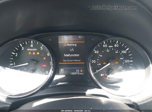 JN8AT2MT2LW014225 2020 NISSAN ROGUE Black Հետևի նստատեղերի տեսք