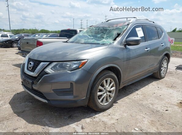 JN8AT2MT3HW132131 2017 NISSAN ROGUE Gray Առջևի ձախ երեք քառորդ տեսարան