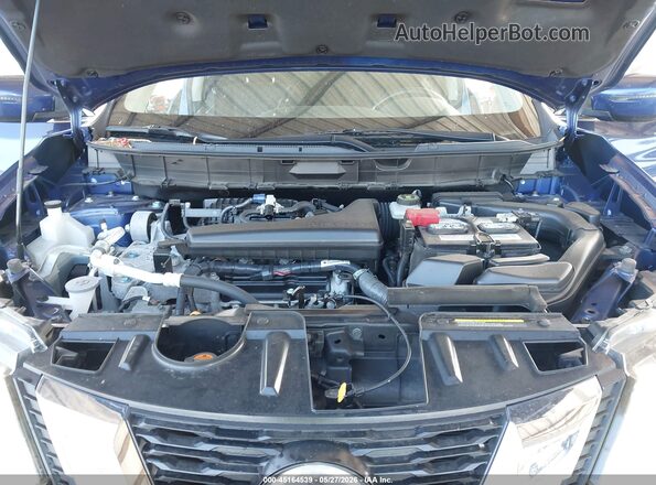 JN8AT2MT5KW260443 2019 NISSAN ROGUE Blue Вид ззаду