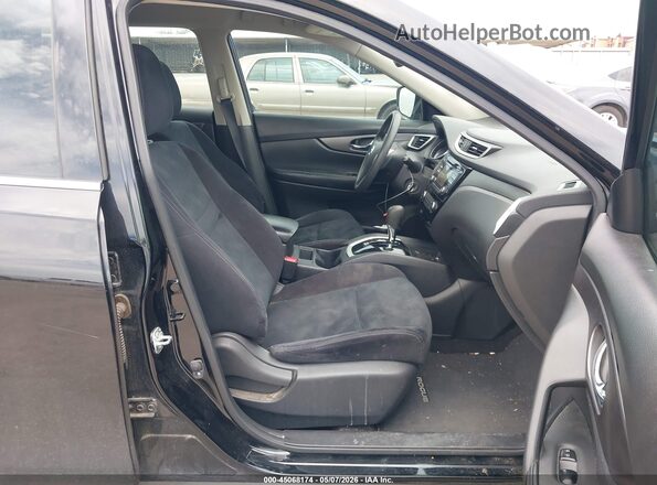 JN8AT2MT7GW030541 2016 NISSAN ROGUE Black Front interior view