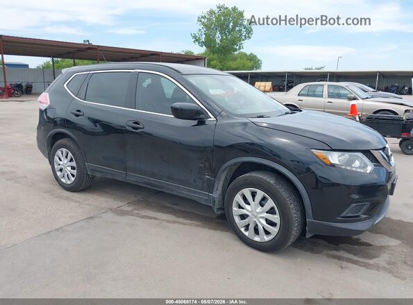 JN8AT2MT7GW030541 2016 NISSAN ROGUE Black Front view