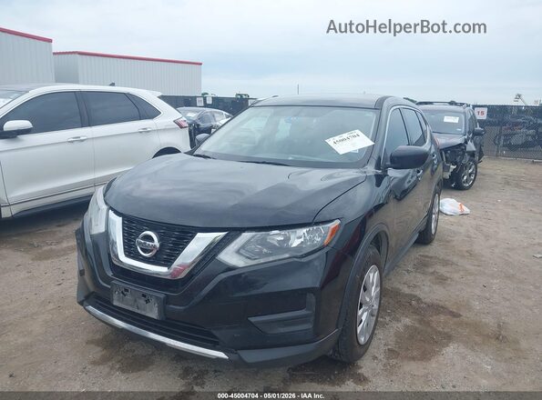 JN8AT2MT7HW387025 2017 NISSAN ROGUE Black Առջևի ձախ երեք քառորդ տեսարան