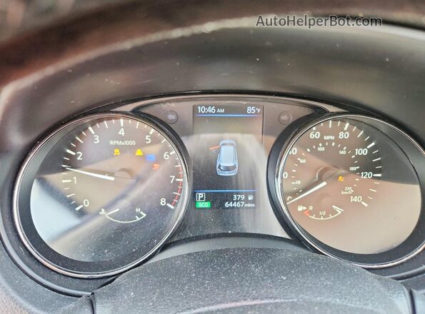 JN8AT2MT7LW035653 2020 NISSAN ROGUE Silver Вид щитка приладів