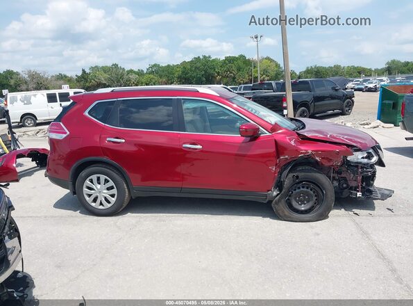 JN8AT2MT8GW002893 2016 NISSAN ROGUE Red 