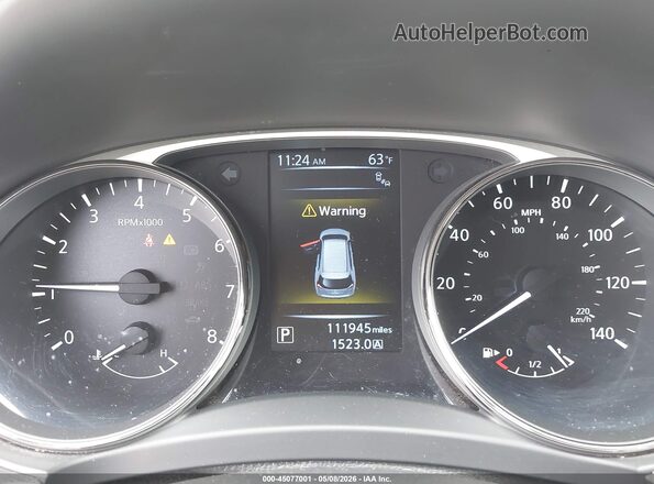 JN8AT2MT8GW013487 2016 NISSAN ROGUE Gray Vista de los asientos traseros
