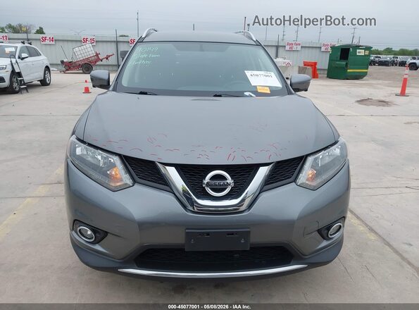 JN8AT2MT8GW013487 2016 NISSAN ROGUE Gray Vista del cuadro de instrumentos