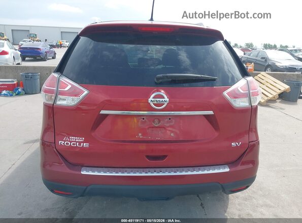 JN8AT2MT8GW016583 2016 NISSAN ROGUE Burgundy 