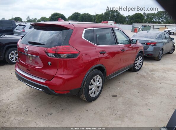 JN8AT2MT8HW387700 2017 NISSAN ROGUE Red Trasero derecho