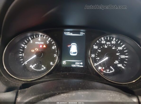 JN8AT2MV0HW010635 2017 NISSAN ROGUE Синий Вид задних сидений