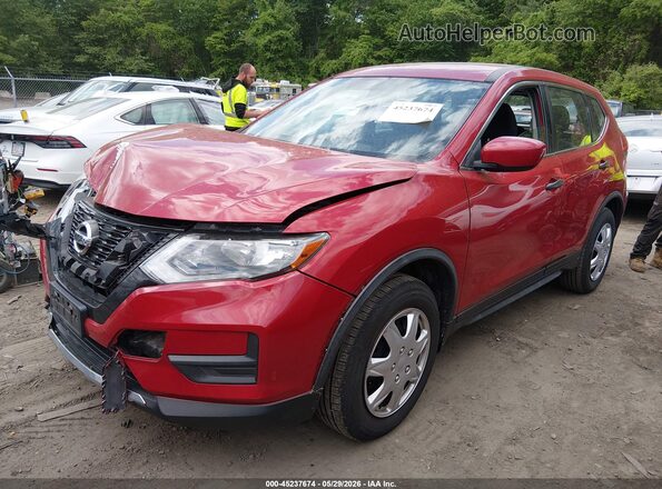JN8AT2MV0HW267620 2017 NISSAN ROGUE Red Front left