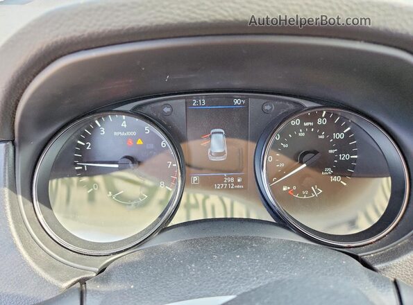 JN8AT2MV0LW138303 2020 NISSAN ROGUE Белый Вид щитка приборов