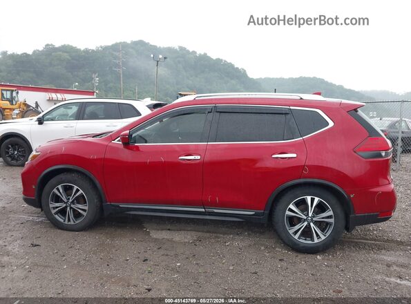 JN8AT2MV1HW251104 2017 NISSAN ROGUE Красный Панорамный вид салона 360°