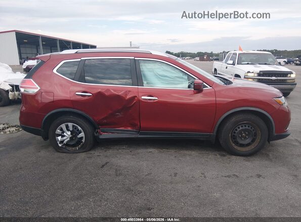 JN8AT2MV3GW137068 2016 NISSAN ROGUE Red 