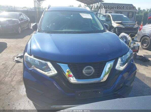 JN8AT2MV4JW325458 2018 NISSAN ROGUE Blue ხელსაწყოთა პანელის ხედი