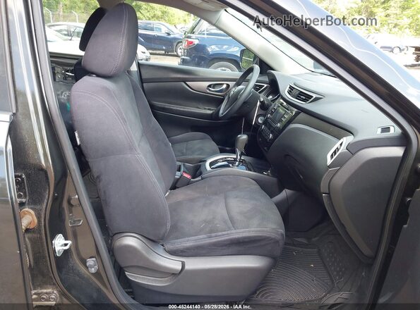 JN8AT2MV6GW142040 2016 NISSAN ROGUE Black Front interior view