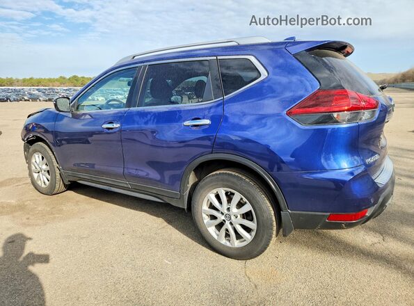 JN8AT2MV6LW130268 2020 NISSAN ROGUE Blue Trasero izquierdo