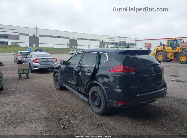JN8AT2MV7HW275956 2017 NISSAN ROGUE Black უკანა მარცხენა
