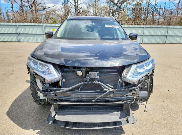 JN8AT2MV8JW347639 2018 NISSAN ROGUE Black წინა ხედი