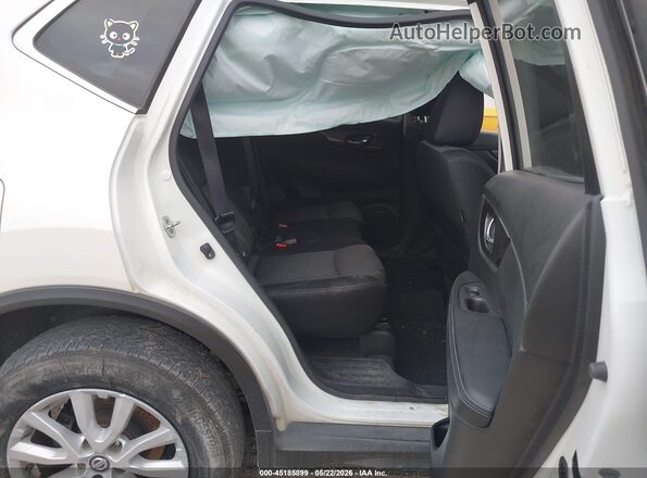 JN8AT2MV9KW373829 2019 NISSAN ROGUE White VIN კოდის სტიკერის ხედი