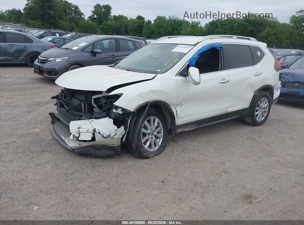 JN8AT2MV9KW373829 2019 NISSAN ROGUE White წინა მარცხენა ხედი სამი მეოთხედიდან