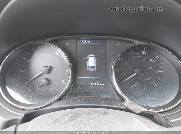 JN8AT2MV9KW373829 2019 NISSAN ROGUE White უკანა სავარძლების ხედი