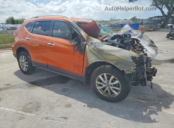 JN8AT2MV9LW104859 2020 NISSAN ROGUE Оранжевый Передняя правая четверть
