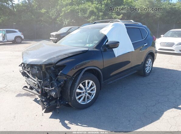 JN8AT2MV9LW133617 2020 NISSAN ROGUE Black Передня ліва чверть