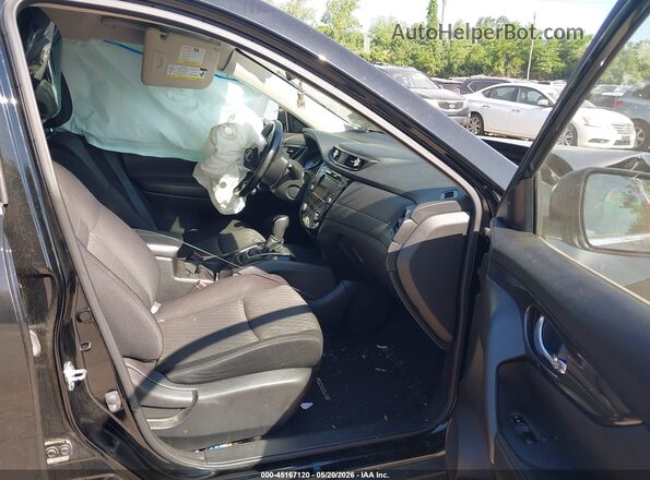 JN8AT2MV9LW133617 2020 NISSAN ROGUE Black Вид салону спереду