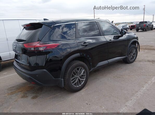JN8AT3AA4MW001728 2021 NISSAN ROGUE Black უკანა მარჯვენა