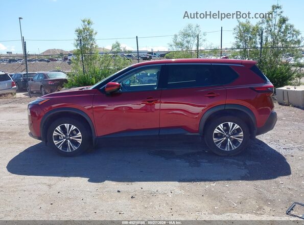 JN8AT3BA1MW021322 2021 NISSAN ROGUE Red Սալոնի 360 աստիճան տեսք