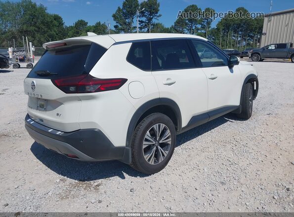 JN8AT3BA2MW007378 2021 NISSAN ROGUE White უკანა მარჯვენა