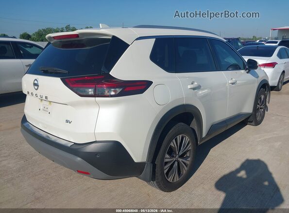 JN8AT3BA3MW017515 2021 NISSAN ROGUE White Rear right