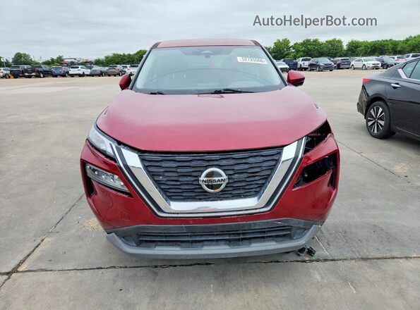 JN8AT3BA4MW003574 2021 NISSAN ROGUE Red Front view