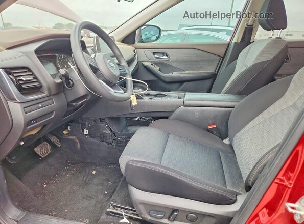 JN8AT3BA4MW003574 2021 NISSAN ROGUE Red Front interior view