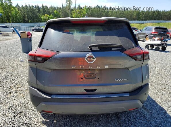 JN8AT3BB3MW200504 2021 NISSAN ROGUE Gray უკანა ხედი