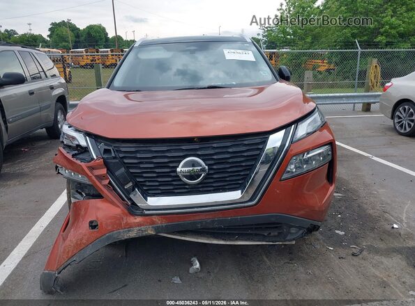 JN8AT3CB2MW221472 2021 NISSAN ROGUE Burgundy წინა ხედი
