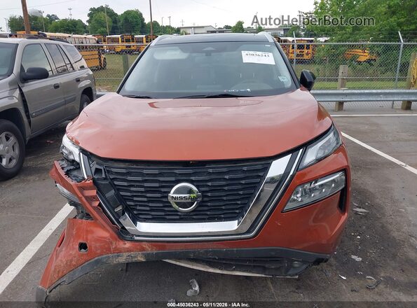 JN8AT3CB2MW221472 2021 NISSAN ROGUE Burgundy ხელსაწყოთა პანელის ხედი