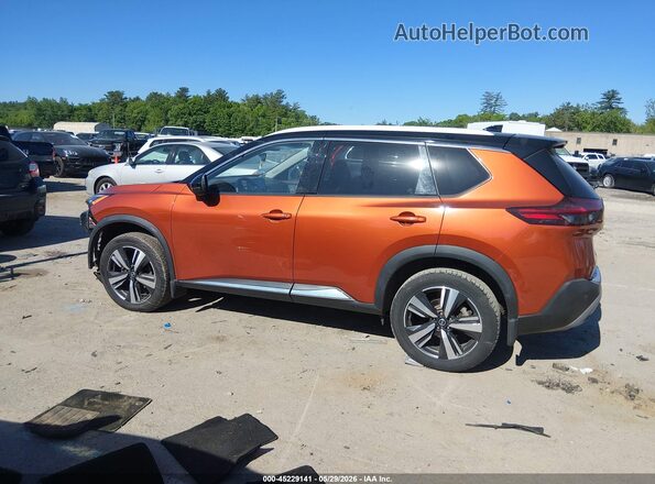 JN8AT3CBXMW200174 2021 NISSAN ROGUE Orange 
