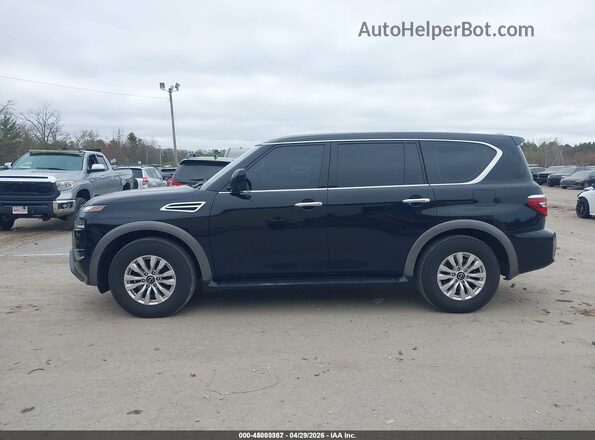 JN8AY2AD0N9678250 2022 NISSAN ARMADA Black Панорамний вид салону 360°