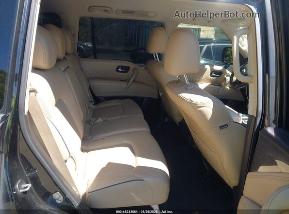 JN8AY2AD2M9660718 2021 NISSAN ARMADA Black VIN კოდის სტიკერის ხედი
