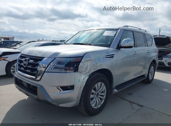 JN8AY2AD8R9709976 2024 NISSAN ARMADA Silver Вид спереду