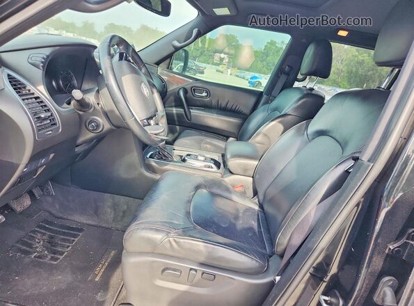 JN8AY2BA8M9374912 2021 NISSAN ARMADA Black Սալոնի դիմացի տեսք