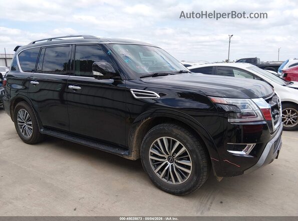 JN8AY2BCXP9180100 2023 NISSAN ARMADA Black Rear interior view